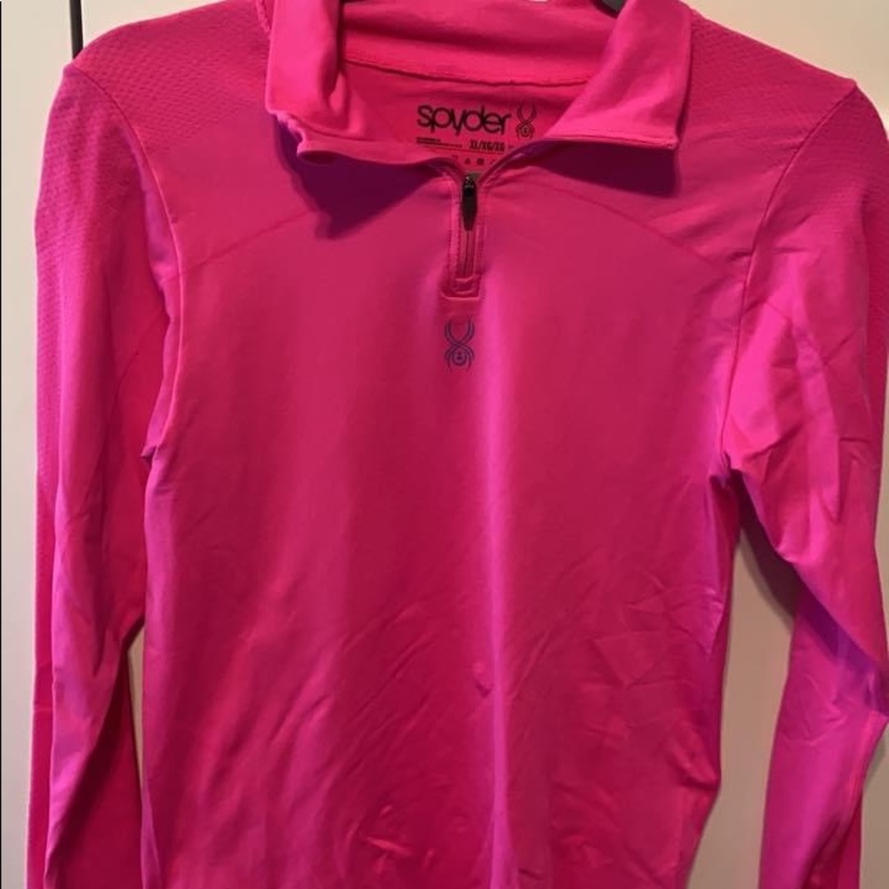 Spyder 1/2 zip Long sleeve shirt Size XL 14/16